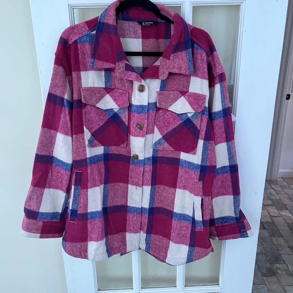 Shacket - Pink and Blue